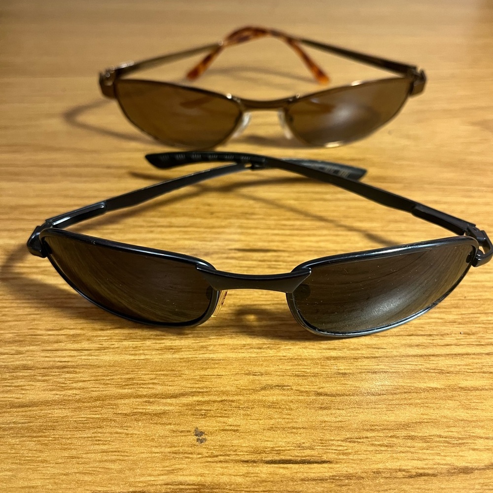 2 pairs Men's Black Sunglasses